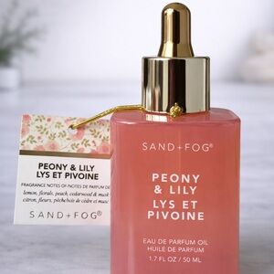 SAND + FOG PEONY & LILY LYS ET PIVOINE EAU DE PARFUM OIL DROPPER SAND+FOG 50ml